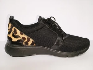 Nuevo TopSneaker Michael Kors Estampado Leopardo Pelo de becerro Acento Malla Para Mujer Talla 7.5 - Imagen 1 de 8