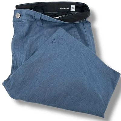 Volcom Surf Vmonty Mens Chino Shorts Blue Size 38 (Measures 40/11) - Image 1 of 4