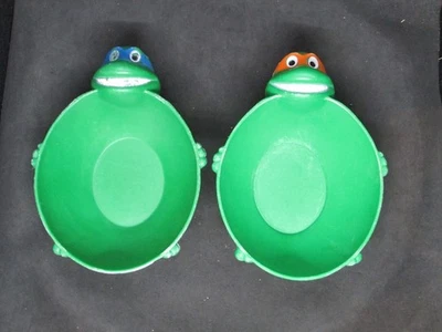 1990 Mirage Michelangelo & Donatello Cereal Bowls - Teenage Mutant Ninja Turtles - Image 1 of 4