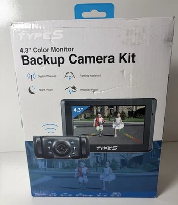 TYPE S  4.3" Color Monitor Backup Camera Kit - Image 1 of 4