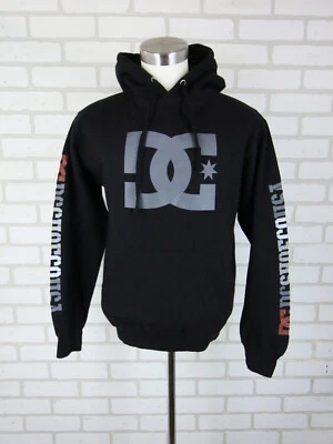 VTG DC Shoes Rob Dyrdek Hoodie Sweatshirt Small Skate Y2K Logo Spellout Sleeves - Image 1 of 4