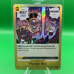 One Piece Card Game - Thunder Bolt TEXTURED FOIL OP03-121 C (PRB-01) English - Picture 1 of 2