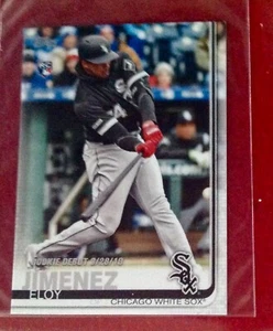 2019 TOPPS MINI ELOY JIMENEZ  WHITE SOX  UD243 ROOKIE DEBUT PRINT RUN 291 - Picture 1 of 2