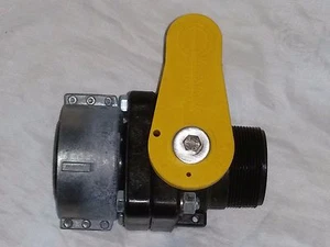 Banjo Ball Valve 1 1/2" (i.d.) Male Adapter & V20282 2" (i.d.) Inlet - Picture 1 of 5
