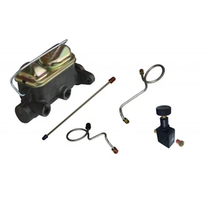 Ford Mustang 1967-1969 Kit de cilindro maestro de freno de disco manual con líneas de freno - Imagen 1 de 8