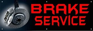 Auto Brake Service | Vinyl Banner w/ Grommets | 3’H x 9’W - Picture 1 of 4