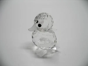 Cristal Swarovski #7666 Mini Pato Patito Ojos Negros 1" Sin Caja - Imagen 1 de 6
