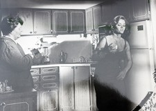 FRANK SINATRA/Tony Rome Cast/Set Crew Photo or Nashua Mobile Homes Ad Photo #1