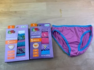 Neue Mädchen Fruit of the Loom Signature Bikinis Mikrofaser -- Sie wählen!!* - Bild 1 von 3