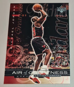 MICHAEL JORDAN # 144 AIR OF GREATNESS  1999-00 Upper Deck EN Near Mint Vintage - Bild 1 von 3