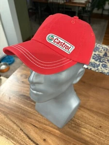Gorra de béisbol ajustable roja aceite Castrol para hombres NUEVA - Imagen 1 de 4