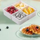 Food Storage Container with Lid Appetizer Platter for Candy Sweets Cookies