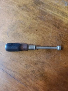 VTG Walden Worcester | Spintite 3/8" Nut Driver | #3412 | USA | Wooden Handle - Picture 1 of 8