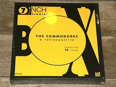 THE COMMODORES RETROSPECTIVE 7" VINYL SINGLES COLLECTOR'S BOX New - Image 1 of 2
