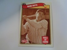 1989 Swell Hall of Fame Baseball Greats Babe Ruth Card #1