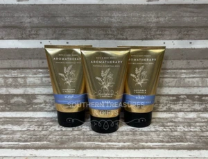 3 New Bath & Body Works Aromatherapy Sleep Lavender Vanilla Smoothing Foot Scrub - Picture 1 of 4