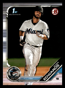 2019 1st Bowman Draft Evan Edwards  Miami Marlins #BD-168 Mint
