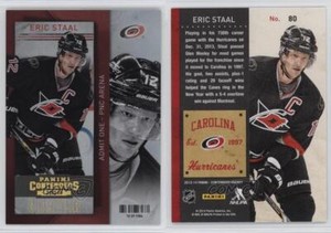 2013-14 Panini Playoff Contenders Gold /100 Eric Staal #80