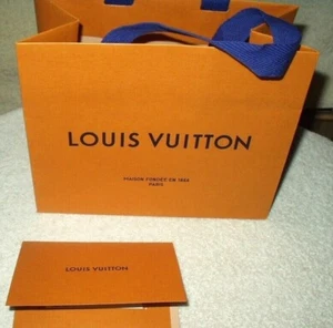 LOUIS VUITTON Einkaufstasche & Quittungshalter Karton wie 8,5" x 7" x 4,5" - Bild 1 von 4