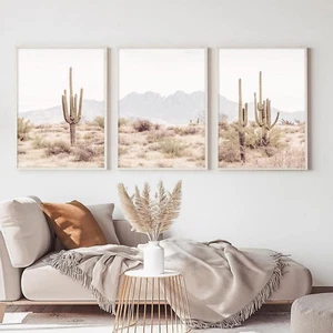 Sonoran Desert Landscape Wall Art Cactus Arizona Canvas Wall Decor Desert Pos... - Picture 1 of 1