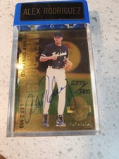 1993 Classic Four Sport Gold Autograph #AU4 Alex Rodriguez Auto /3900