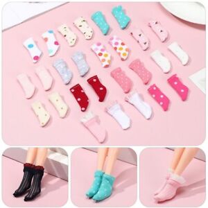 1/4 1/6 DIY Doll Stockings Lace Socks Christmas Gift Doll's Clothes Accessories