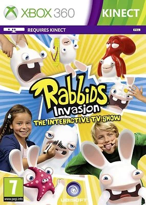 Xbox 360 Kinect Rabbids Invasion The Interactive TV Show PAL UK **NEW & SEALED** - Image 1 of 4