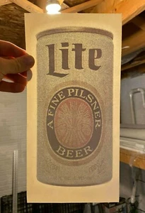 Camiseta de transferencia de brillo de cerveza Miller Lite - Imagen 1 de 1