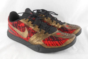 Nike KB Mentality Mens 15 Black Mamba Gold Red Low Top Sneakers 704942-008 - Picture 1 of 16