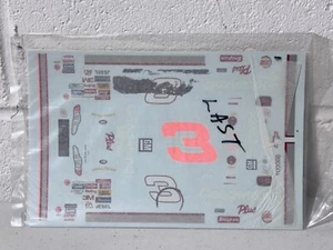 NASCAR 1/24 3 GM 2000 Talladega Dale Earnhardt Chevy Waterslide Decals Vintage - Picture 1 of 2