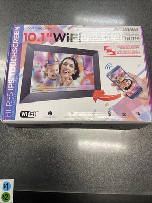 Sylvania 10.1” Wi-Fi Digital Photo Frame High Resolution   - Image 1 of 4