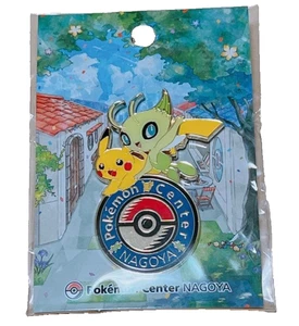 Pokemon Center Nagoya Store Exclusive Logo Pin Badge Japan NEW - Picture 1 of 1