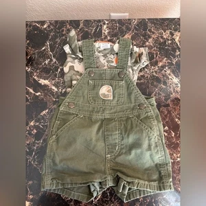 Carhartt Camouflage Green Kids Overalls Set - Picture 1 of 5