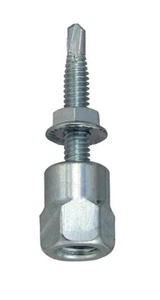 DOTTIE SSM38BR Appendino per Asta, Acciaio, Misura 1/4 in-20 x 1-1/2, 1-1/2" L, Carbonio L3 - Foto 1 di 2