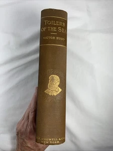 Toilers of The Sea Victor Hugo Vol. 1 Hapgood HC 1888 ~Thomas Crowell - Imagen 1 de 12