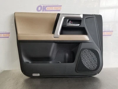 18 2018 TOYOTA 4RUNNER SR5 FRONT DOOR TRIM PANEL BLACK AND TAN LEFT DRIVER Foto 1 de 4