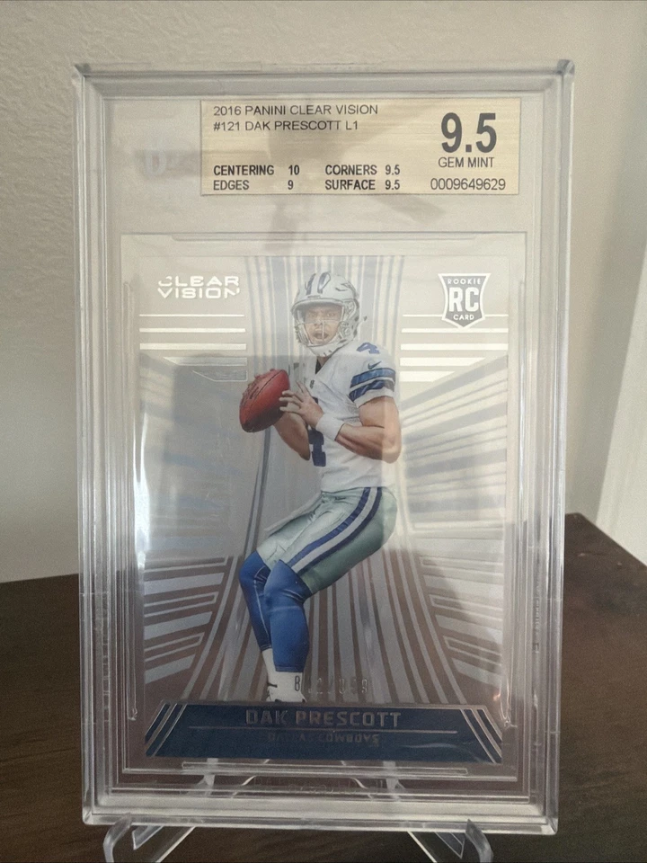 2016 Panini Clear Vision - Rookies Level 1 Dak Prescott #121 /999 (RC) - Image 1 of 1
