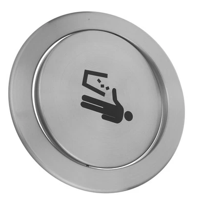  Eingelassener Mülleimerdeckel: Abfallschachtabdeckung für die Arbeitsplatte – - Bild 1 von 4