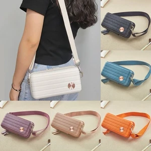 Adjustable Shoulder Strap Travel Cosmetics Bag Waterproof Shoulder Bag Women - Picture 1 of 19