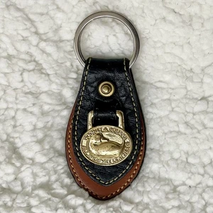 Dooney & Bourke All Weather Leather Key Ring Key Fob - Picture 1 of 5