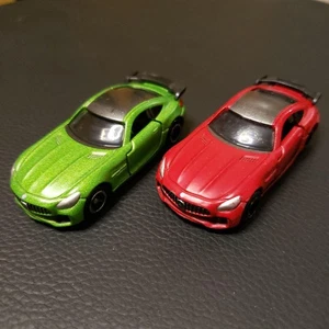 Mercedes AMG GTR 2-Car Set (First Press Edition & Regular Edition) Benz #PGKLME - Picture 1 of 8