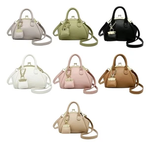 Women Shoulder Bag Top Handle Bag Kiss Lock Crossbody Bag Retro Handbag - Bild 1 von 15