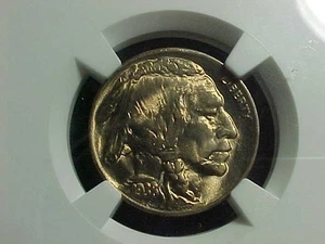 1938 d buffalo nickel ms65 UPPER GRADE UNCIRCULATED COIN - RARE THIS NICE - Picture 1 of 3