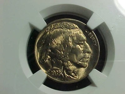 1938 d buffalo nickel ms65 UPPER GRADE UNCIRCULATED COIN - RARE THIS NICE - Image 1 of 3