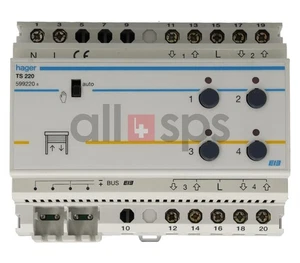 HAGER TEBIS AUSGANGSMODUL 599220 - TS220 (USED) - Bild 1 von 1
