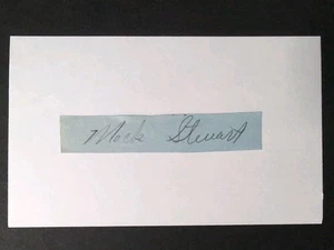 Mack Stewart (d.1960) Signed Autograph Cut Debut 1944 Chicago Cubs - Picture 1 of 2