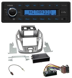 VDO AUX 1DIN MP3 USB Autoradio für Ford Transit Connect mit Display 12-18 silber - Bild 1 von 6