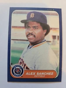 1986 Fleer Alex Sanchez #236 NM - Bild 1 von 1