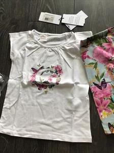 Juego de camisetas y leggings de dos piezas GUESS GIRLS AGE 3 NUEVO CON ETIQUETAS £35 - Imagen 1 de 7