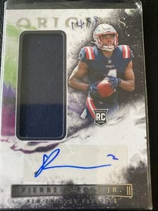 2022 Panini Origins Auto Rookie Jersey RPA Pierre Strong Jr #188 NE patriots RC - Picture 1 of 2